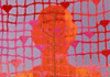 <strong>Omakuva (maaliskuu)</strong>, 2001<br />
<em>Koko:</em>   75 x 170 cm<br />
<em>Tekniikka:</em>  konekirjonta<br />	
<em>Materiaali:</em>  puuvilla, polyesteri, viskoosi, silkkiviskoosisametti